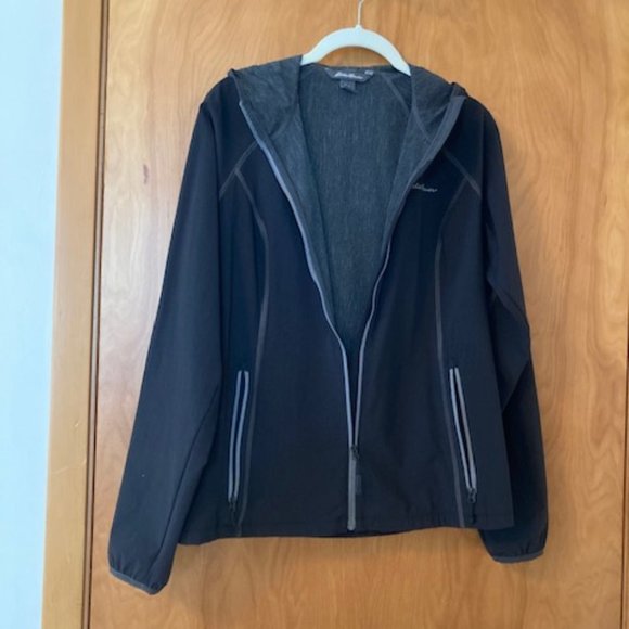 Eddie Bauer Black Lightweight Jacket Size Medium - Picture 2 of 3